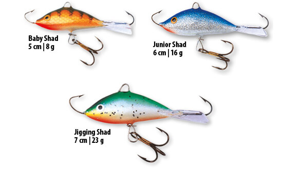 Nils Master Jigging Shad Sizes