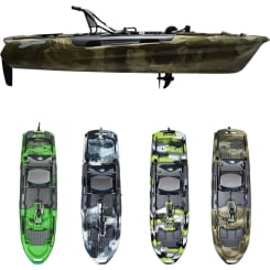 3 Waters Kayaks Big Fish 108 Pedal Angelkajak 