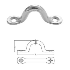Allroundmarin Bail loop forged from Niro A2 steel 