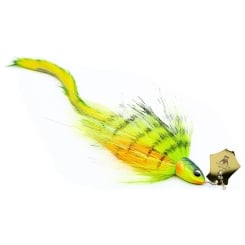 BIM Tackle Chacha Bait MIni Bladed Bucktail Jig Fire Tiger