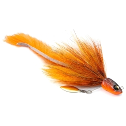 BIM Tackle Crazy Rabbit Junior Bucktail Jig 22g Orange UV