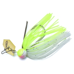 BIM Roaring Lion Bladed Jig Chatter Bait Chart White | 5g