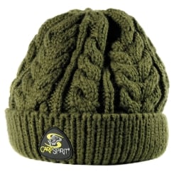 Carp Spirit Beanie Wintermütze Grün 