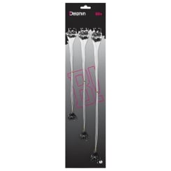 Delphin Bomb 60x Fluorocarbon Vorfach mit Wirbel und Karabiner Set 