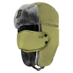 Delphin Trapper Hat Fur Boyar Green Mens 