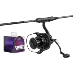 Delphin Karpfenrute Set Corsa Black Nero Combo 3,60m 3lbs 