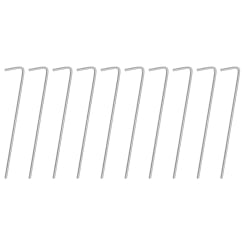 Delphin Metal Tent Pegs EasyPegs 17cm 10 pcs 