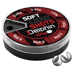 Delphin Split Shot Dispenser Sinkers 100g 0,1-2,5g