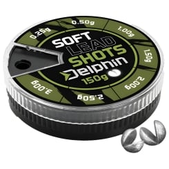 Delphin Softblei Schrotblei-Dose 150g 0,1-1,5g