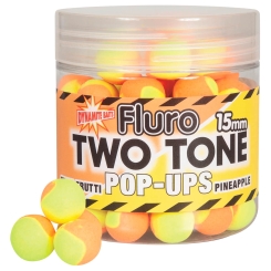 Dynamite Baits Fluro Two Tone Pop Ups 15mm Tutti Pineapple