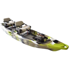 FeelFree Lure 2 Tandem Overdrive Ready Angelkajak Lime Camo