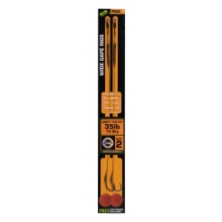 Fox Edges Wide Gape Camotex Fertigrig Karpfenvorfach #2 15,9kg