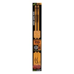 Fox Edges Wide Gape Camotex Fertigrig Karpfenvorfach #4 11,3kg