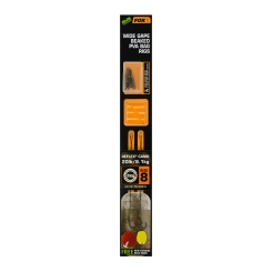 Fox Edges Wide Gape PVA Ready Rigs Carp leader #8 9,1kg
