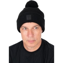 Fox HD Acryl Bommelmütze Beanie Schwarz 