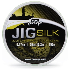 Fox Rage Jig Silk Angelschnur Geflochten 150m Grün 13,2kg 0,17mm