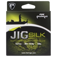 Fox Rage Jig Silk Angelschnur Geflochten 150m Grün 15,9kg 0,21mm