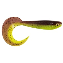 Fox Rage Pro Grub Twister Softbait UV Green Pumpkin | 8cm
