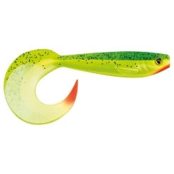 Fox Rage Pro Grub Twister Softbait UV Lemon Tiger | 12cm