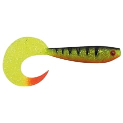 Fox Rage Pro Grub Twister Softbait UV Perch | 12cm