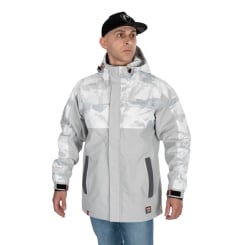 Fox Rage RS Triple Regenjacke Light Camo Wasserdicht Hellgrau Herren 