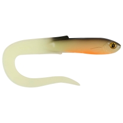 Fox Rage Slick Eel Soft Plastic Lures UV Hot Olive | 21cm
