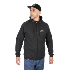 Fox Rage Voyager Zip Up Hoodie Men Dark Grey | S