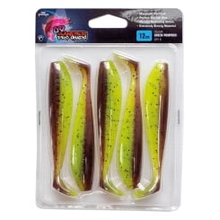 Fox Rage Zander Pro Shad UV Green Pumpkin Set 5pcs 7,5cm