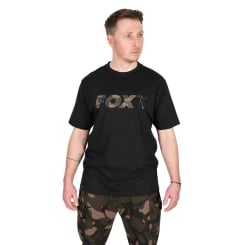 Fox Logo T-Shirt Mens Black | L
