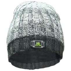 Hearty Rise Haube Strickmütze Grau 