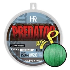 Hearty Rise Predator WX8 Angelschnur Geflochten 150m Grün | 0,12mm 8,2kg