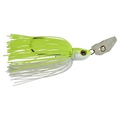 Illex Blade Blaster Bladed Jig Chatter Bait White &amp; Chart | 14g