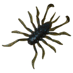 Illex RV Bug Spinne Gummiköder 1,5" 3,8cm Dark Green Pumpkin Blue