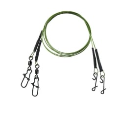 Jenzi 1x7 No-Knot Stainless Steel Leader 50cm 