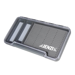 Jenzi Fly Fishing Tackle Box L 2-Parts 18,7x10,2cm