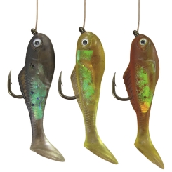 Jenzi Perch-Hegenen Fishlis with Soft Lures Holo Green Gray Orange
