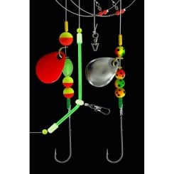 Jenzi Surfcasting Leader Dega Surf 8 Orange Silver Black