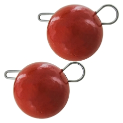Jenzi Cheburashka Lead-Heads Weights Red 30g 2Pcs
