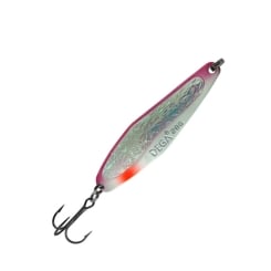 Jenzi Dega Lars Hansen Seatrout-1 Sea Trout Spoon Purple White UV with rattle 
