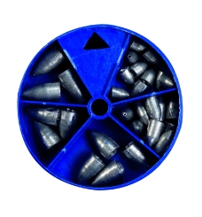 Jenzi Drop-Shot Lead Assortment in a can bullet