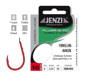 Jenzi Fluor Carbon Hook Trout 10