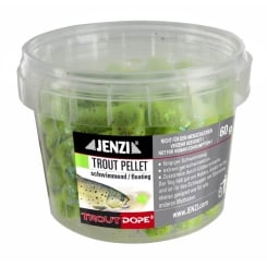 Jenzi Forellenteig Trout Pellets knetbar  grün