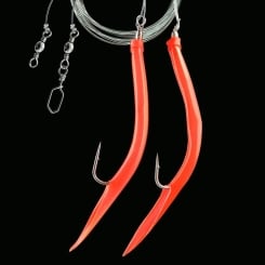 Jenzi Gummi-Makk Vorfach 100cm Japan Rot 