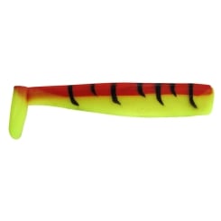 Jenzi Soft Bait Hammer Tail Shad yellow red tiger 15cm