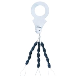 Jenzi Gummi-Stopper schwarz 15Stk. groß