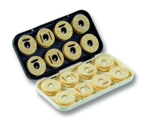 Jenzi Kunststoffbox Hegenenbox mit 16 Spulen 22,9x11,9x3cm  