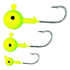 Jenzi Jigheads Heavy Duty Yellow Fluorescent 