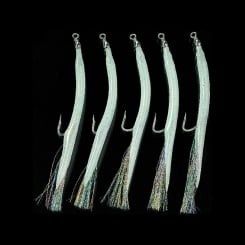 Jenzi Makk Beifänger Vinyl Glitter Eel Luminous 