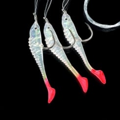 Jenzi Norwegen-Paternoster mit Gummifischen und 3 Armen 