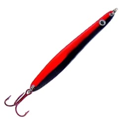 Jenzi Meerforellen-Blinker Lars Hansen Slash schwarz-rot 9cm 16g